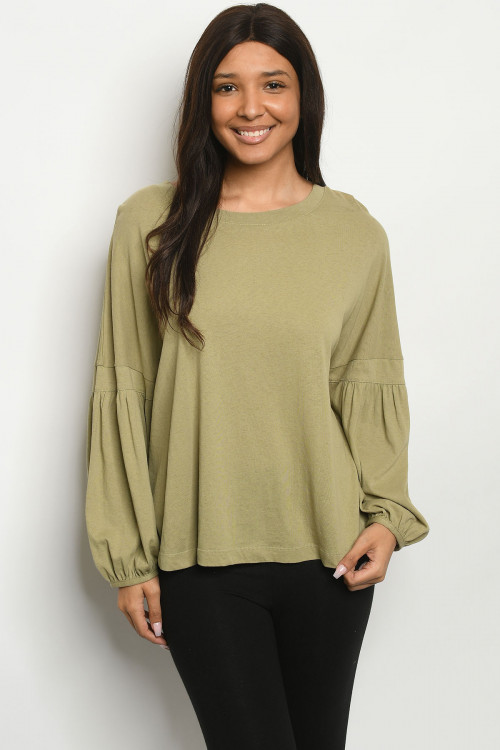 S24-8-1-T170622 OLIVE TOP 3-2-2