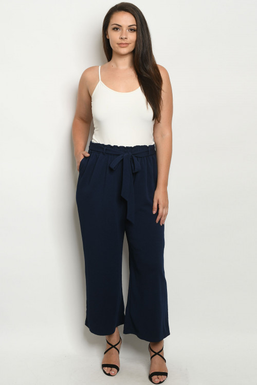 SA4-00-1-P4520X NAVY PLUS SIZE PANTS 2-2-2