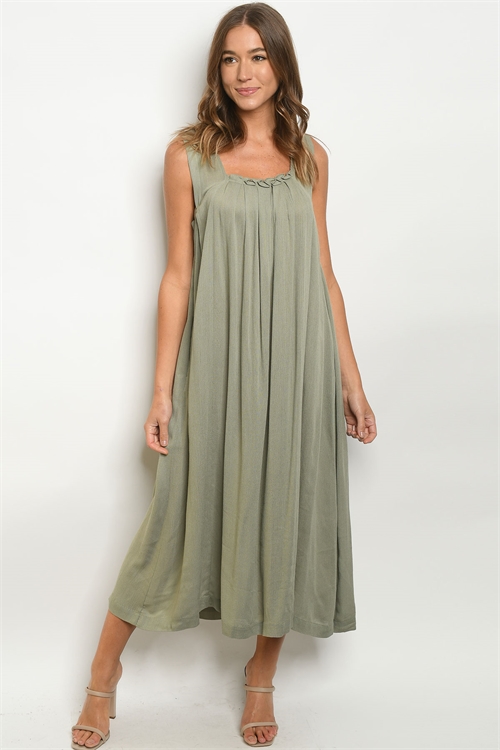 S9-5-3-D60297 OLIVE DRESS 3-2-1