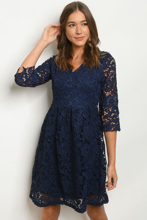 S8-1-2-D107-1 NAVY DRESS 2-2-2