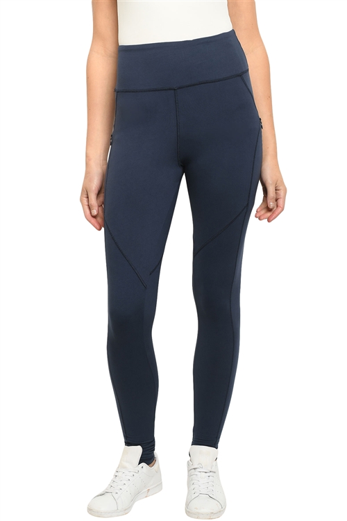 S4-10-2-L1031 NAVY LEGGINGS YOGA PANTS 2-2-2