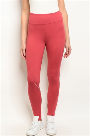 S5-3-2-L1032 CORAL LEGGINGS YOGA PANTS 2-2-2