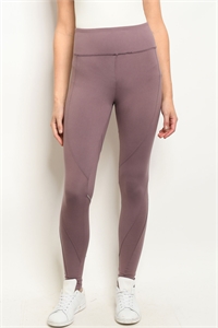 S15-9-2-L1032 MAUVE LEGGINGS YOGA PANTS 2-2-2