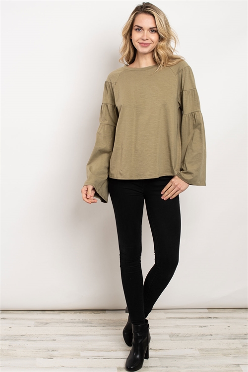 S10-1-2-T14333 OLIVE TOP 2-2-2