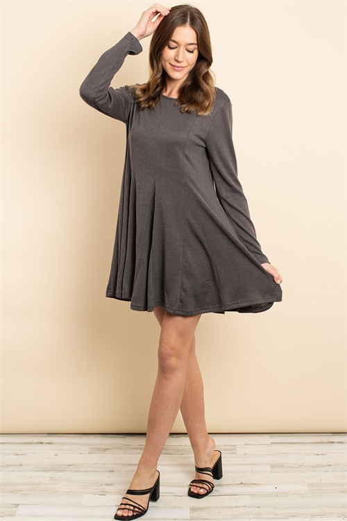 S10-12-1-D43171 CHARCOAL DRESS 2-2-2