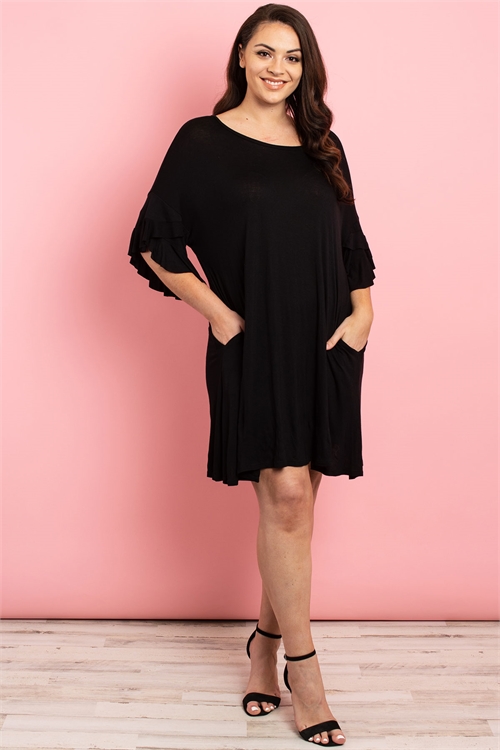 C42-A-1-D4226X BLACK PLUS SIZE DRESS 2-2