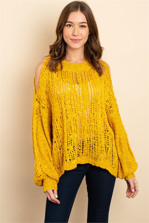 S10-12-3-S12044 MUSTARD SWEATER 3-4