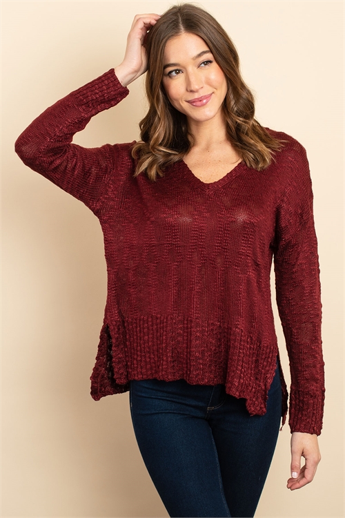 S9-10-2-S12036 WINE SWEATER 3-3