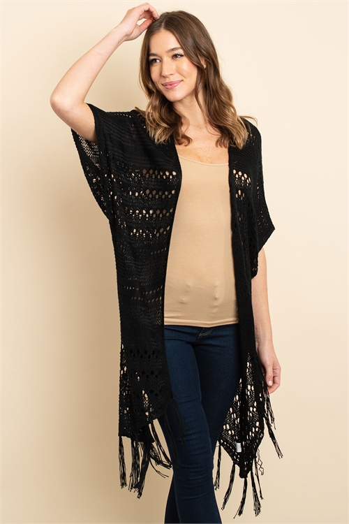 S13-5-2-C92511 BLACK CARDIGAN 2-2-2