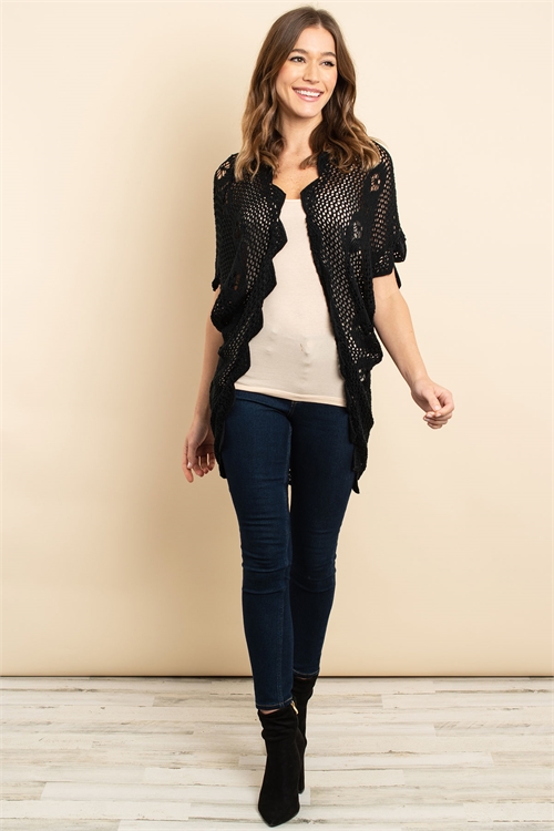 S13-10-3-C20499 BLACK CARDIGAN 3-3