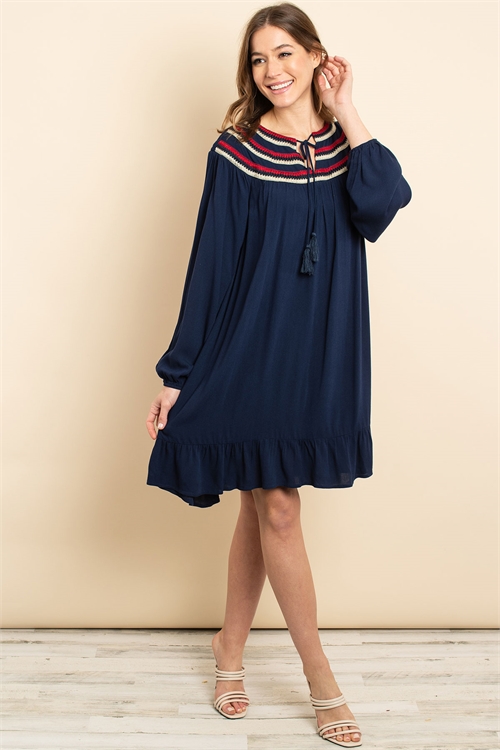 S11-1-3-D4391 NAVY DRESS 3-2-1 (NOW $3.00 ONLY!)