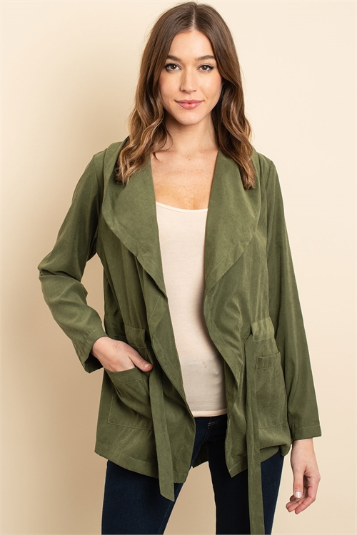 S9-7-3-C2198 OLIVE CARDIGAN 3-2-2