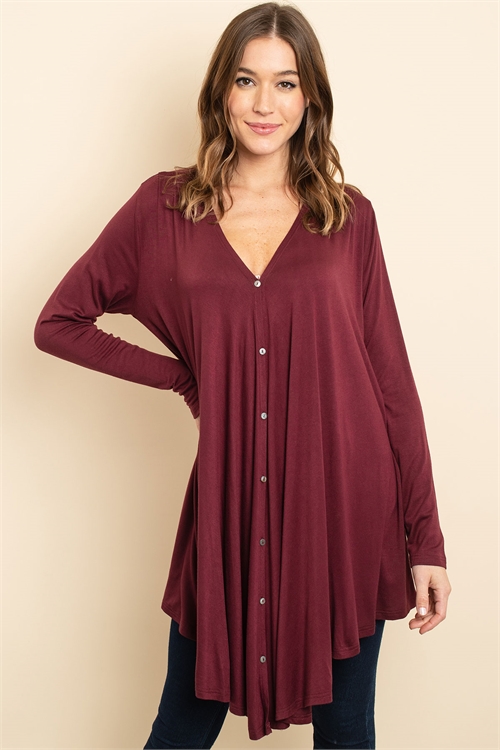 S14-2-2-T2280 BURGUNDY TOP 2-2-2