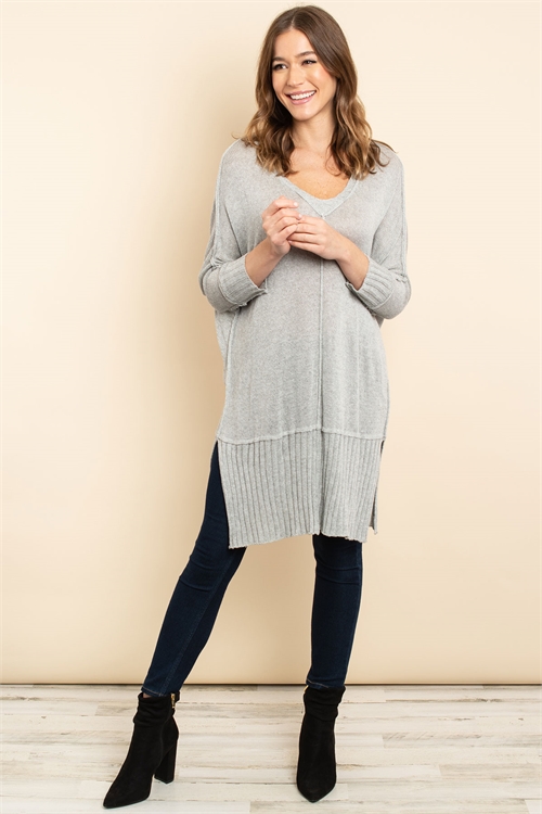 S15-11-2-T20994 GRAY TOP 2-3