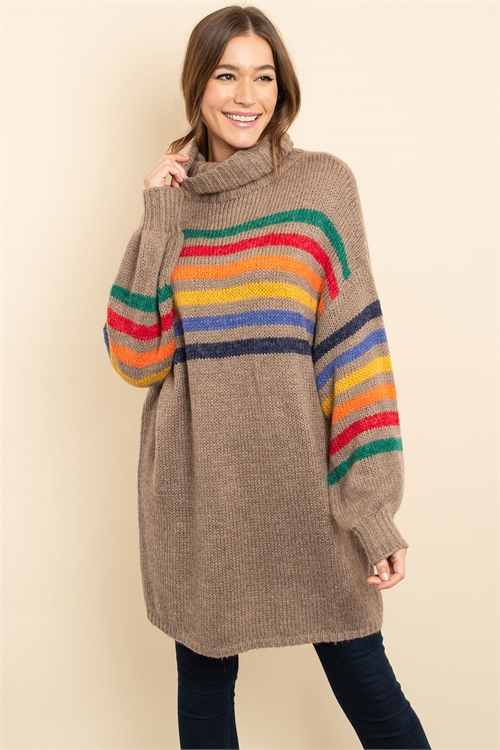 S15-12-3-S2102 MOCHA MULTI SWEATER 4-3