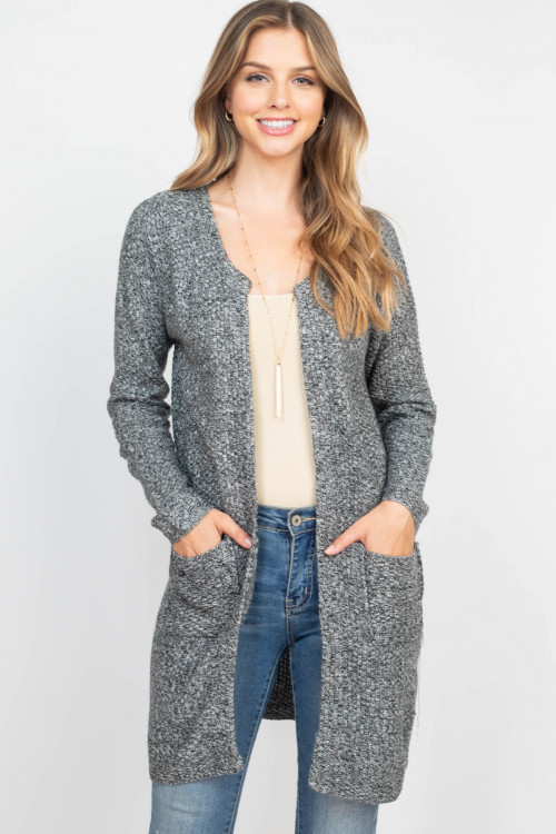 S10-10-3-C3909 GRAY CARDIGAN 2-2-2