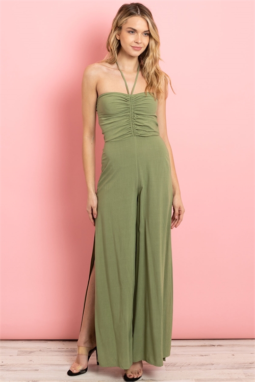 S13-1-2-J5004 OLIVE JUMPSUIT 3-2-1