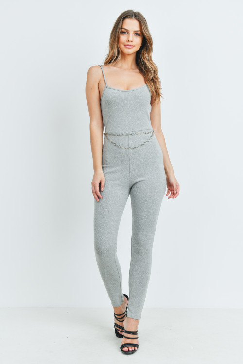 S14-5-2-J2880 GRAY JUMPSUIT 3-2-1