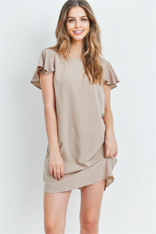 S15-9-1-D1722 TAN DRESS 3-3-1