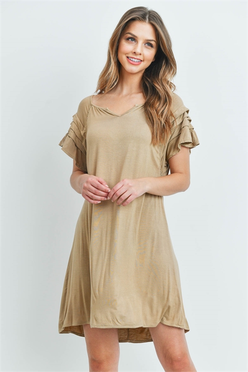 S11-17-3-D20443 LIGHT TAUPE DRESS 2-2-2