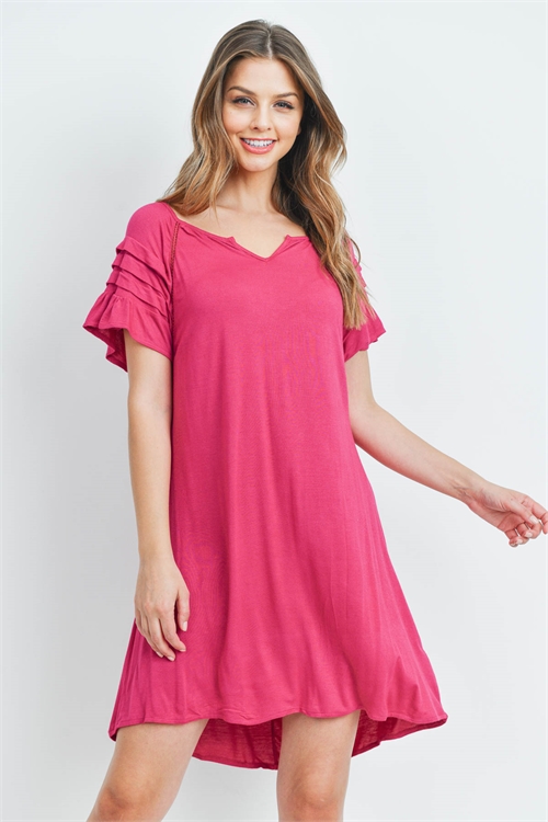 S13-4-3-D20443 MAGENTA DRESS 2-2-2