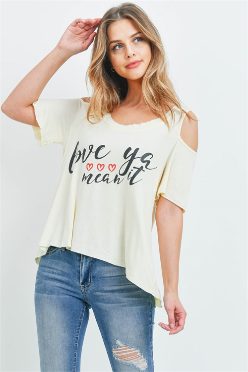 S10-4-3-T1004 - YELLOW PRINT TOP 1-2-2-2-1