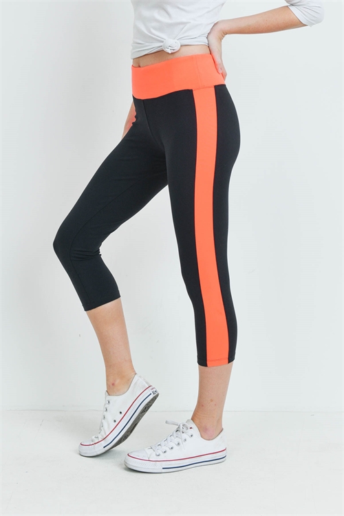 S16-11-1-L100 - ORANGE BLACK LEGGINGS 1-2-2-2-1