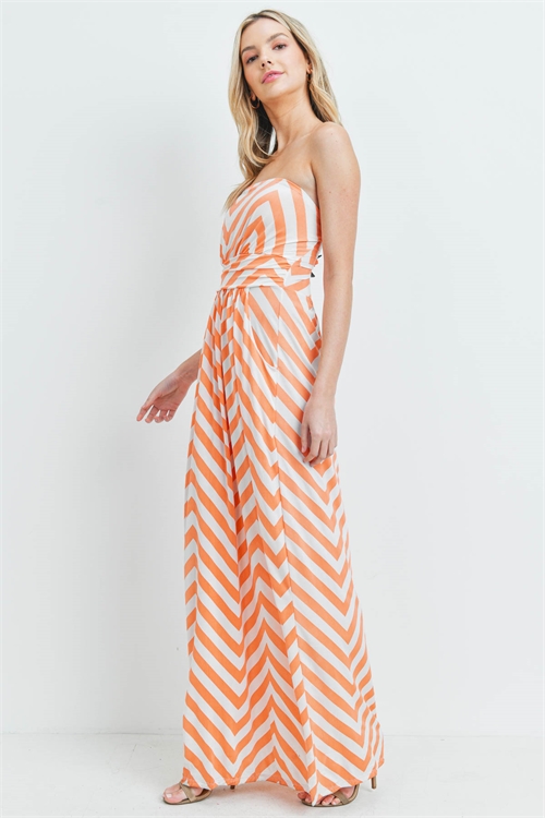 C28-A-1-D5036 ORANGE IVORY DRESS 2-2-2-2