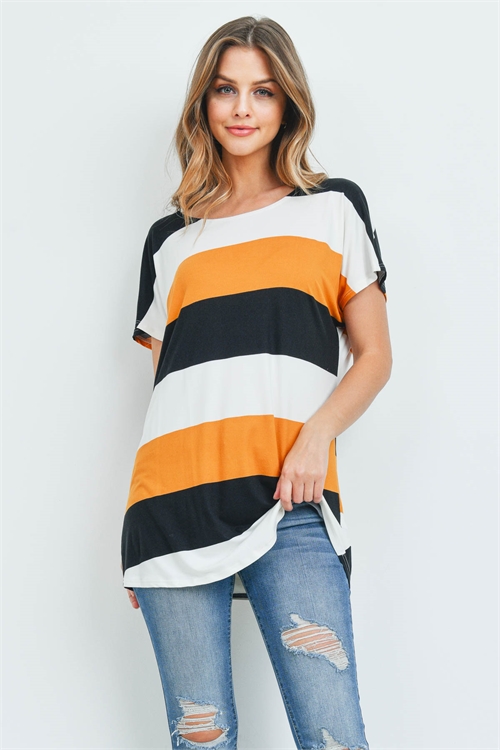 C32-A-3-T7492 IVORY MUSTARD BLACK TOP 2-2-2