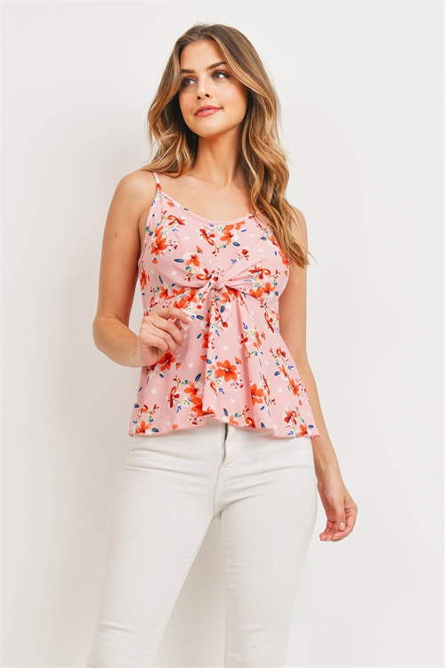 C16-B-2-T30517 PINK FLORAL TOP 2-2-2