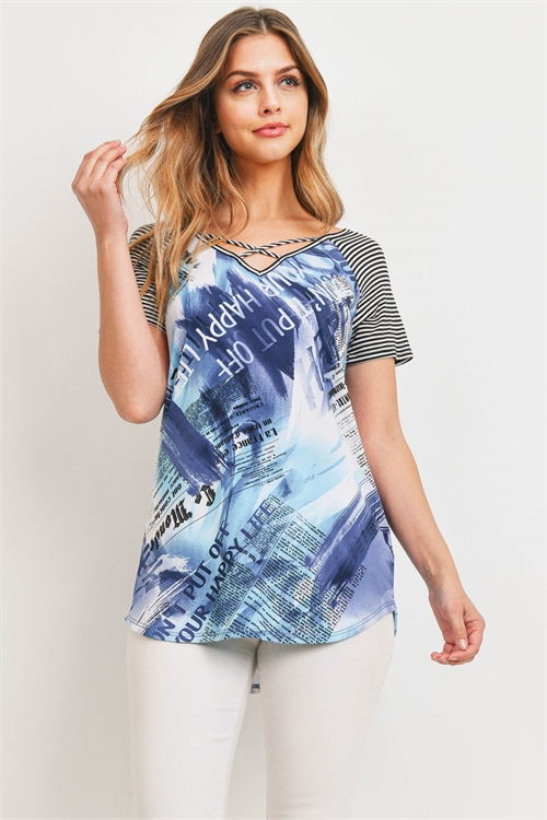 C56-A-1-T2322 BLUE PRINT TOP 2-2-2