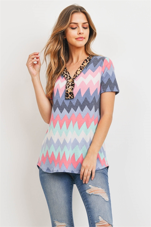 C50-A-1-T23111 PINK BLUE MULTI TOP 3-3-2