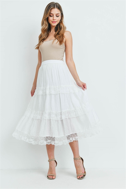 S9-12-4-S419 WHITE SKIRT 2-2-2