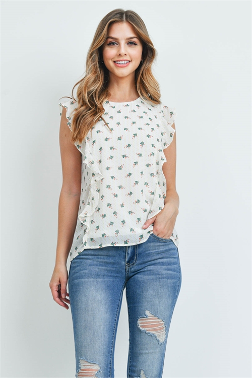 S9-4-4-T1905 OFF WHITE PRINT TOP 2-2-2