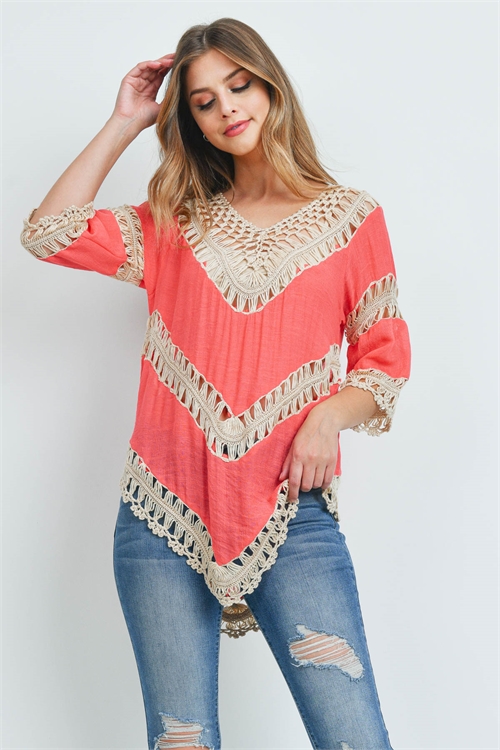 S14-3-1-T1803 CORAL TOP 3-3