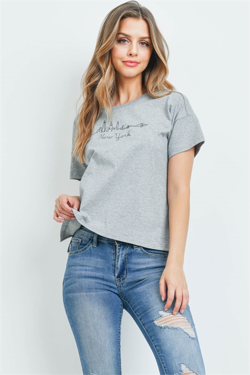 S15-11-3-T00482 GRAY TOP 1-3