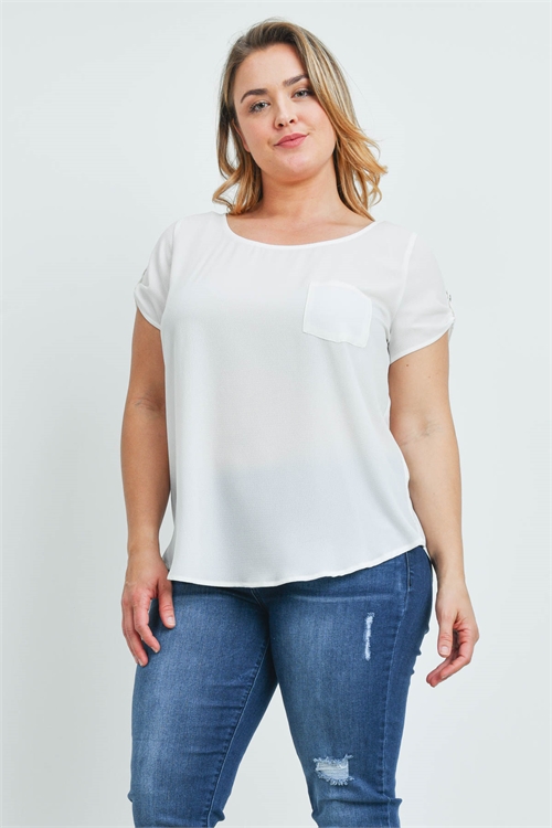 S15-8-1-T10235X OFF WHITE PLUS SIZE TOP 1-3