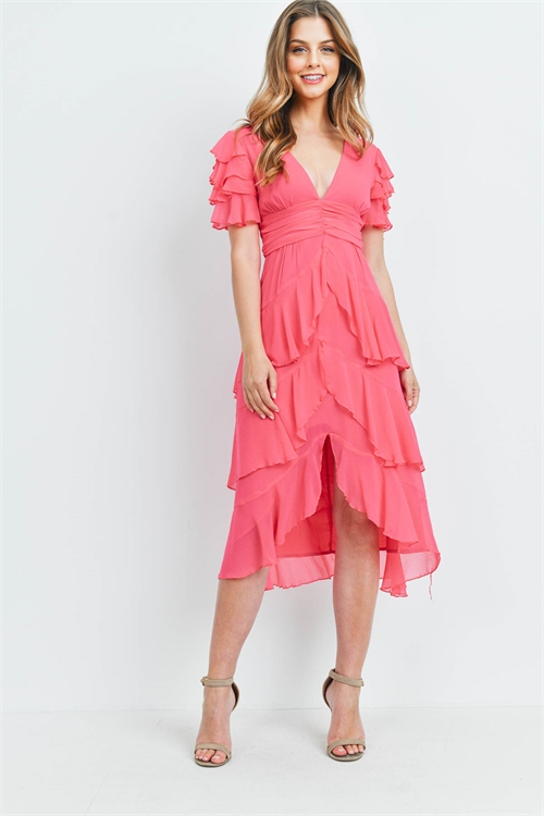 S11-5-1-D2956 FUCHSIA DRESS 2-2-2