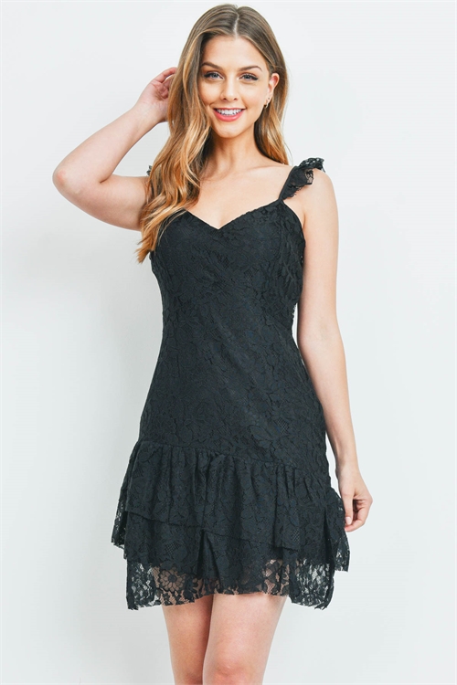 S15-1-3-D2159 BLACK DRESS 3-2-1