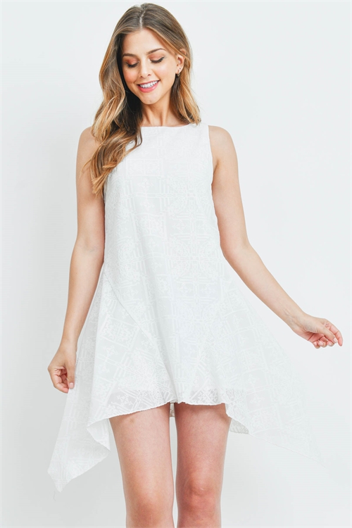 S16-4-2-D2152 WHITE DRESS 3-2-1