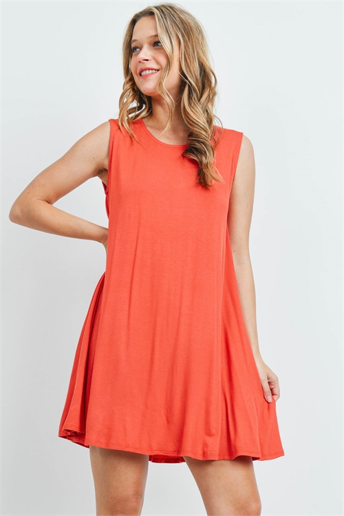 C90-A-1-D8192 RUST DRESS 2-3-3