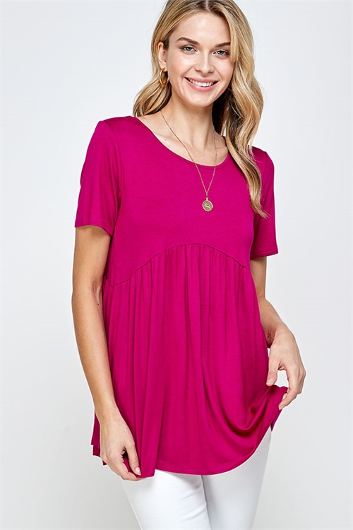 C54-A-1-WT2405 FUCHSIA TOP 2-2-2