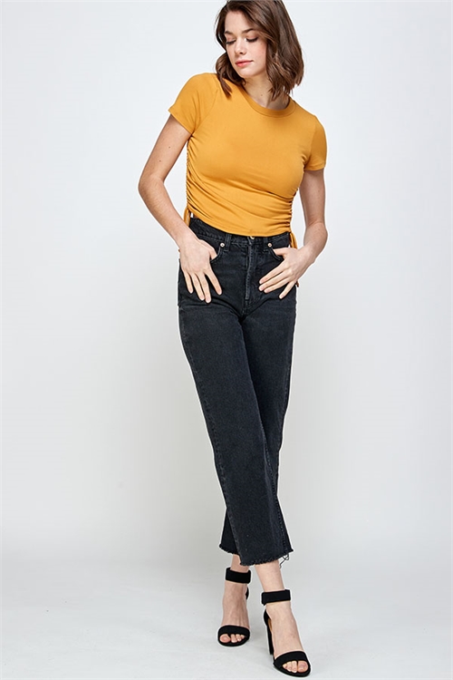 C78-A-1-WT2389 MUSTARD TOP 2-2-2