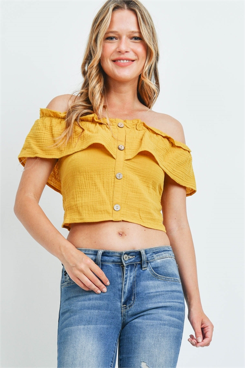 S7-2-4-T3187 MUSTARD TOP 2-2-2