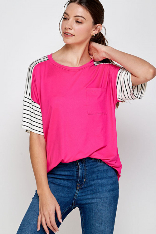 C12-A-3-WT2414 FUCHSIA TOP 2-2-2