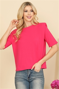 C82-A-2-WT2366 FUCSHIA TOP 2-2-2