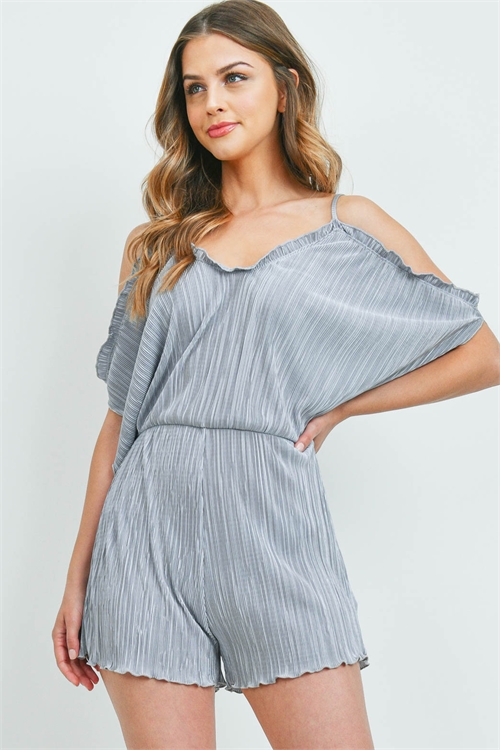 C56-A-1-R8649 SILVER ROMPER 2-2-2