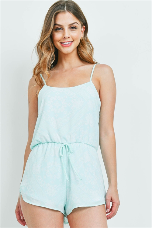 C20-A-1-NA-R36015 LIGHT MINT ROMPER 1-3-4