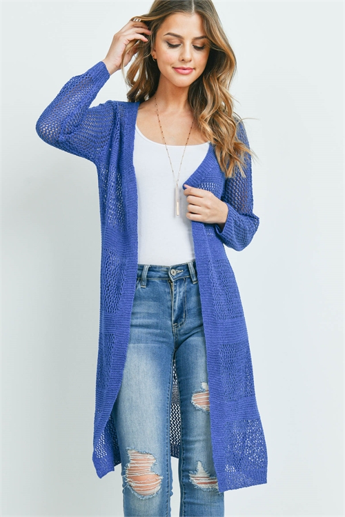 S13-1-2-C50064 ROYAL BLUE CARDIGAN 3-3