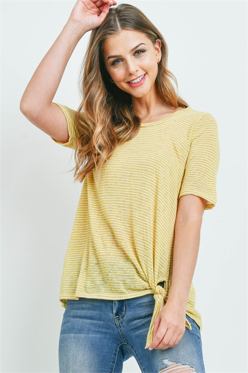 C80-A-1-T72109 YELLOW STRIPES TOP 3-3